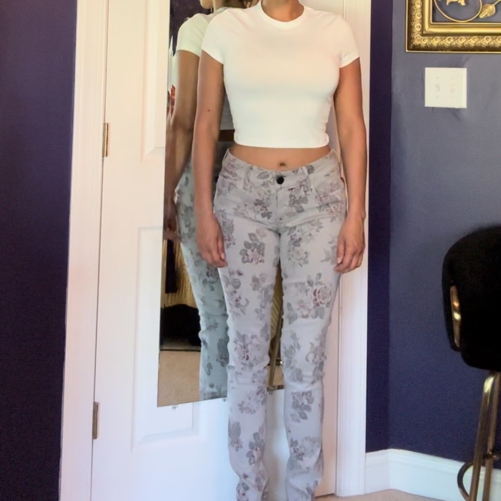 Black Orchid Size 29 Floral Pants